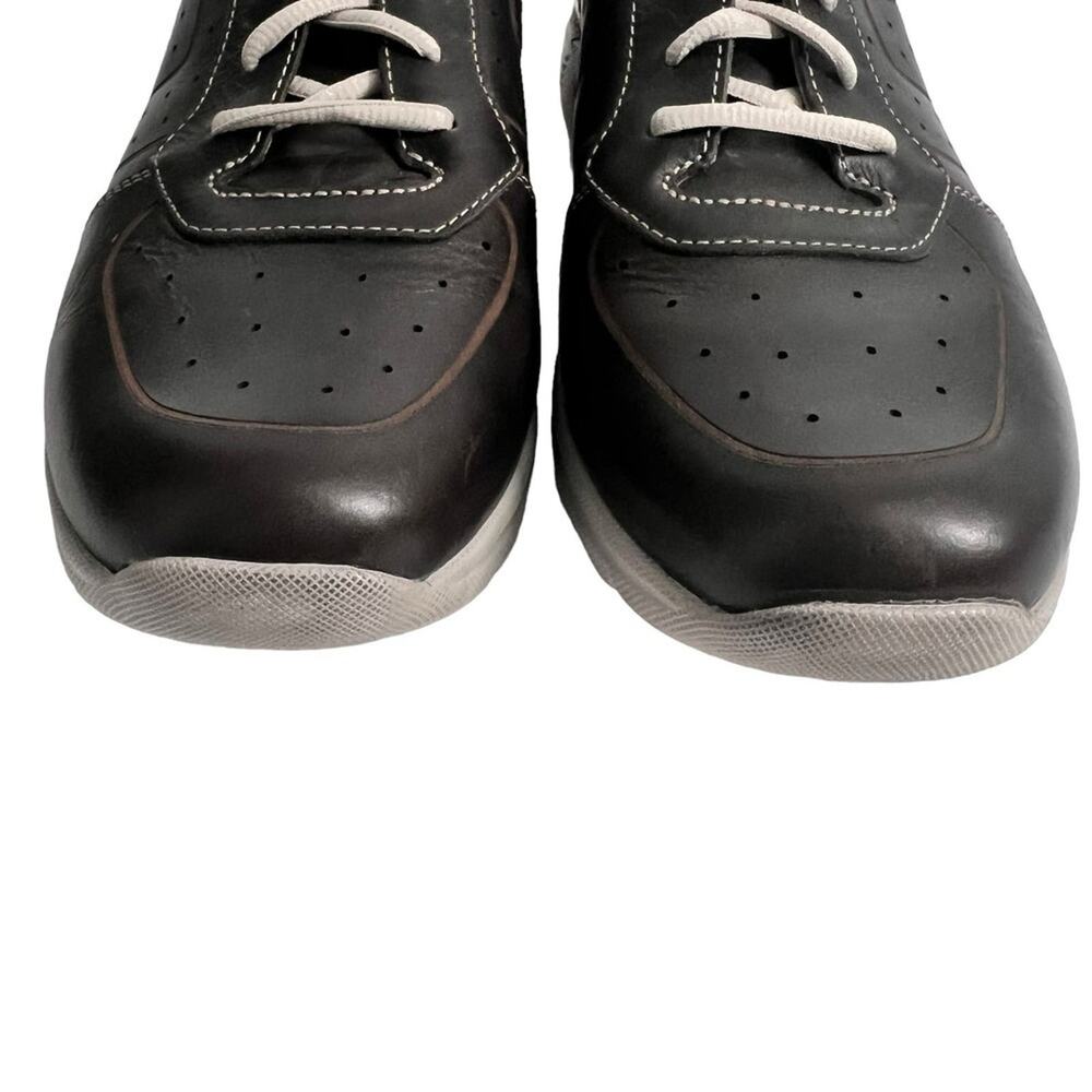 Dansko Wesley Lace Up Black Leather Men's Comfort Sneaker Men's Size 12 - Picture 3 of 12